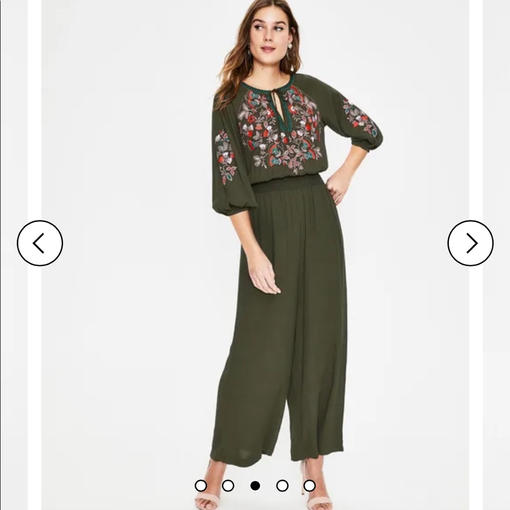 Boden Natalie Embroidered Jumpsuit